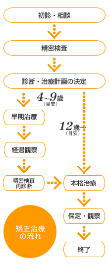 矯正治療の流れ
